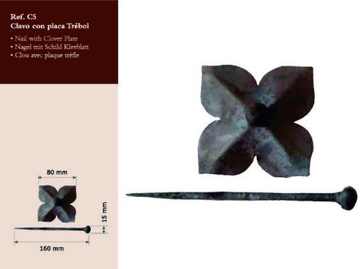 Clover nail forgé C5 Eines de Mallorca FC0045HF00