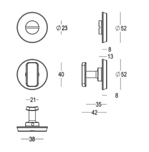 Condena Quincalux modelo Paris PM0400