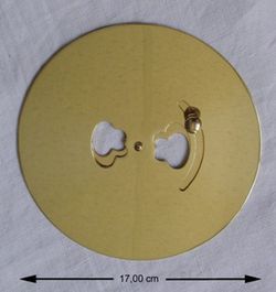 Plaque de frappe moderniste LM0063LP00