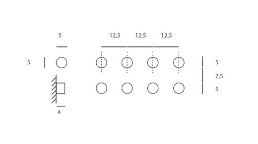 Interrupteur minimaliste DoT par Atelier Luxus
