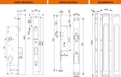 Dorcas CE8158 DUO verrou électrostatique automatique