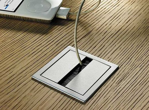 Garniture de cache-câble argentée 2000Z78 Pamar FE9950PL80