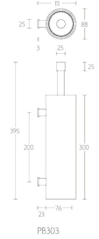 Porte-brosse WC Formani Piet Boon WC2710