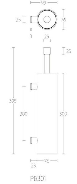 Porte-brosse WC Formani Piet Boon WC2710