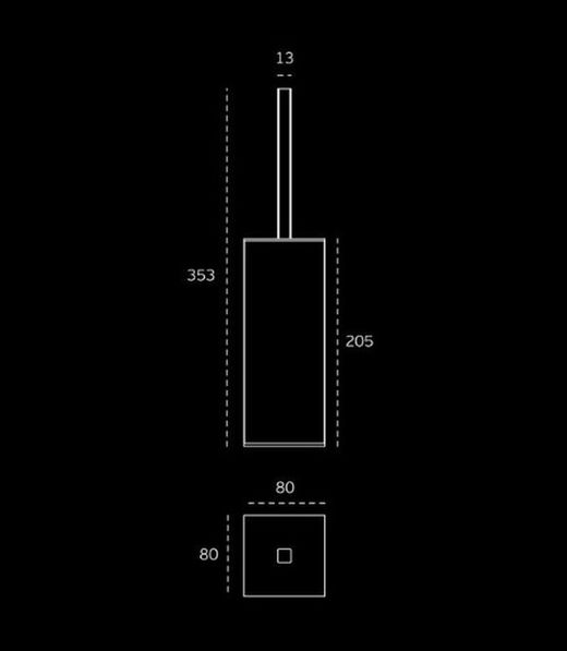 Porte-brosse de toilette IN.44.205 JNF WC4420