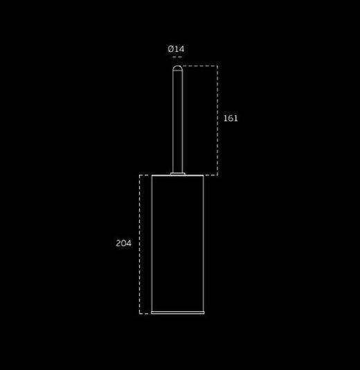 Porte-brosse de toilette IN.52.301 JNF WC2301