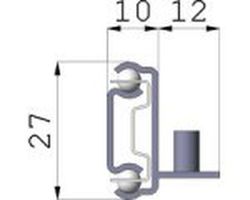 Guide de tiroir avec bride GC0841