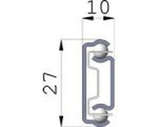 Guide de tiroir sans butée GC0840