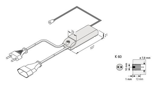 Interrupteur IR-S Luminaire LED Hera EE86700000