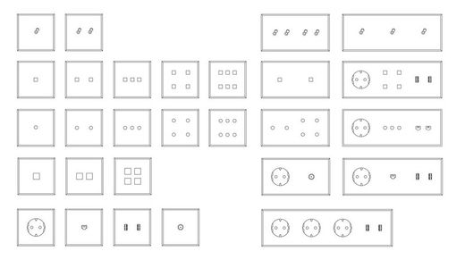 Interrupteurs et prises modèle REGENT par Atelier Luxus