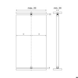 Jgo. de pivotes centrales PIVOT de JNF 360º BO3122507