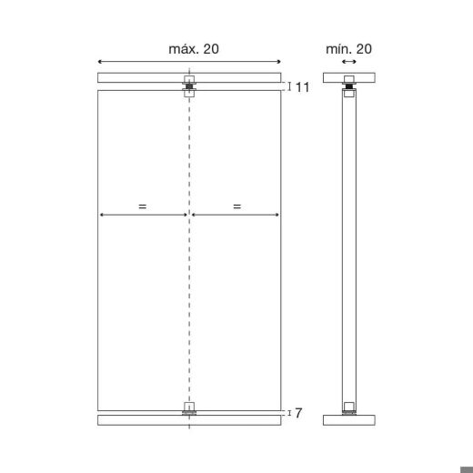 Jgo. de pivotes centrales PIVOT de JNF 360º BO3122507