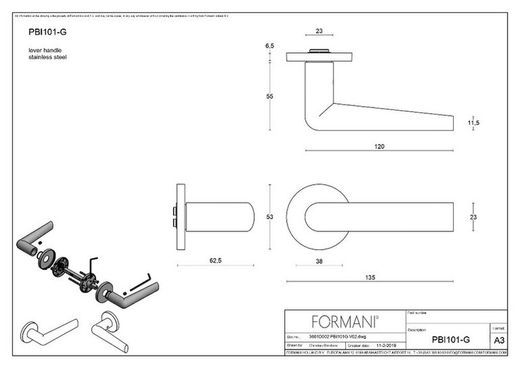 Manille PBI101-G Formani INC