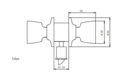 Ensemble de boutons Tesa CO250