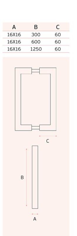 Poignée droite IN.07.200.D.16 JNF MA4400