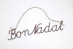 Panneau calligraphique Bon Nadal XV5010HO30
