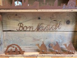 Panneau calligraphique Bon Nadal XV5010HO30