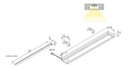 Luminaire LED en saillie Top-Stick F Hera EE840