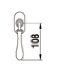 Poignée de fenêtre Romea 189 MV0904