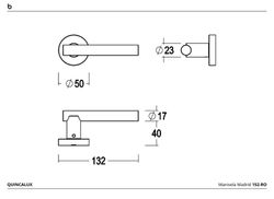 Manille 152-R0 Madrid Quincalux MM0152