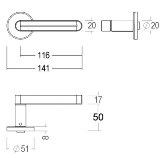 Manille 194-RO COMO par Quincalux MM0172