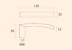 Poignée IN.00.141 Arc JNF MM0141IM05