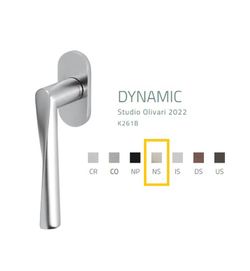 Poignée de fenêtre dynamique K261B Olivari