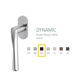 Poignée de fenêtre dynamique K261B Olivari