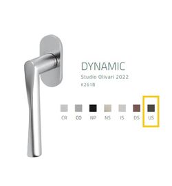 Poignée de fenêtre dynamique K261B Olivari
