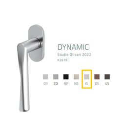 Poignée de fenêtre dynamique K261B Olivari