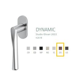 Poignée de fenêtre dynamique K261B Olivari