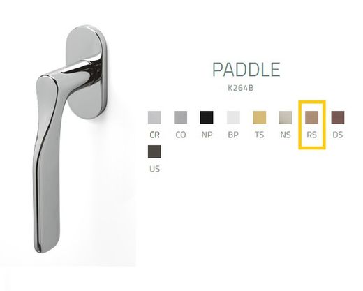 Poignée de fenêtre K264B PADDLE Olivari
