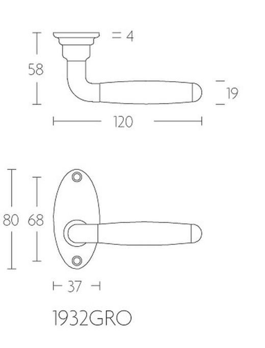 Poignée Formani Timeless 1932GRO