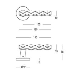 Poignée impériale 200-RO Quincalux MM6200