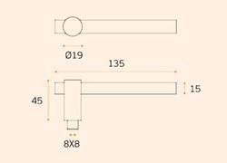 Poignée IN.00.070 JNF MM1070IM05