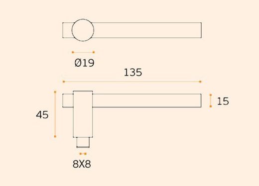 Poignée IN.00.070 JNF MM1070IM05