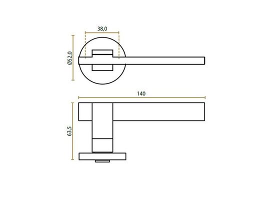 Poignée JOLIE J-1950-OS VILLE en argent vieilli MM1950PV50