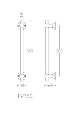 Poignée Ferrovia Formani MA1501