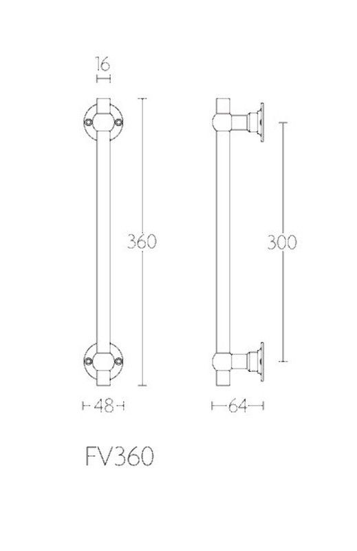 Poignée Ferrovia Formani MA1501