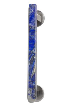 Poignée de porte intérieure de la collection Emporia avec lapis-lazuli 300 mm