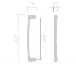 Poignée Groel MA2215 TECNO