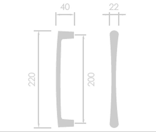 Poignée Groel MA2215 TECNO