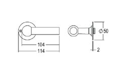 Maneta 124XL Quincalux MM2125
