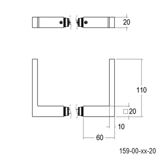 Manivelle 159 Quincalux MM0159BMRQ