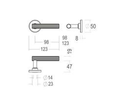 Manivelle 167RO ROYAL Quincalux MM6167