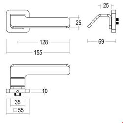Manivelle 162 WING par Quincalux MM0162