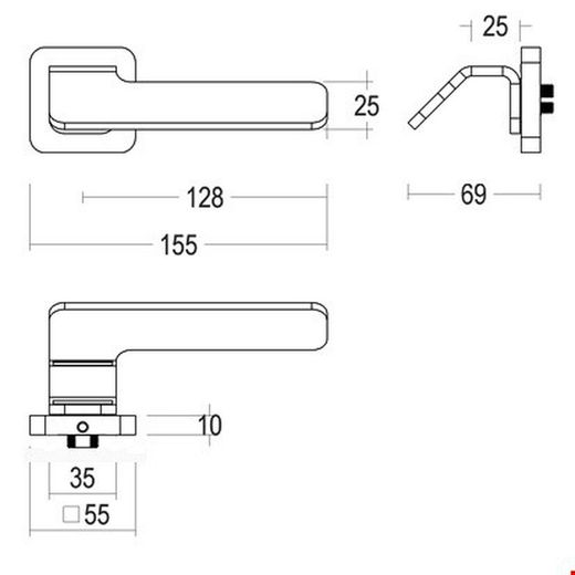 Manivelle 162 WING par Quincalux MM0162