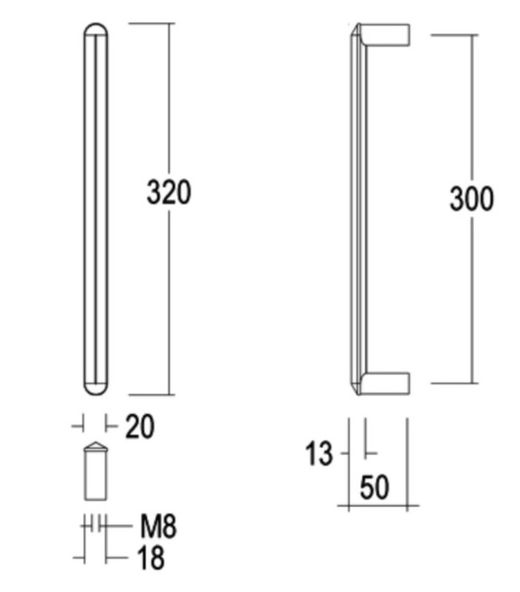 Poignée de fenêtre 193DK PALMA fenêtre Quincalux MV0170