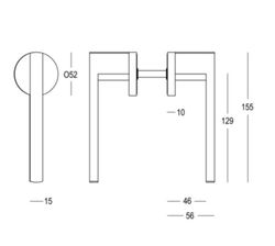 Manivelle 199-R0 Helsinki Quincalux