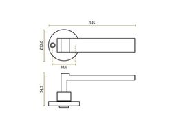 Manivelle JOLIE J-1850-BK ANVIL noire MM1850NM50